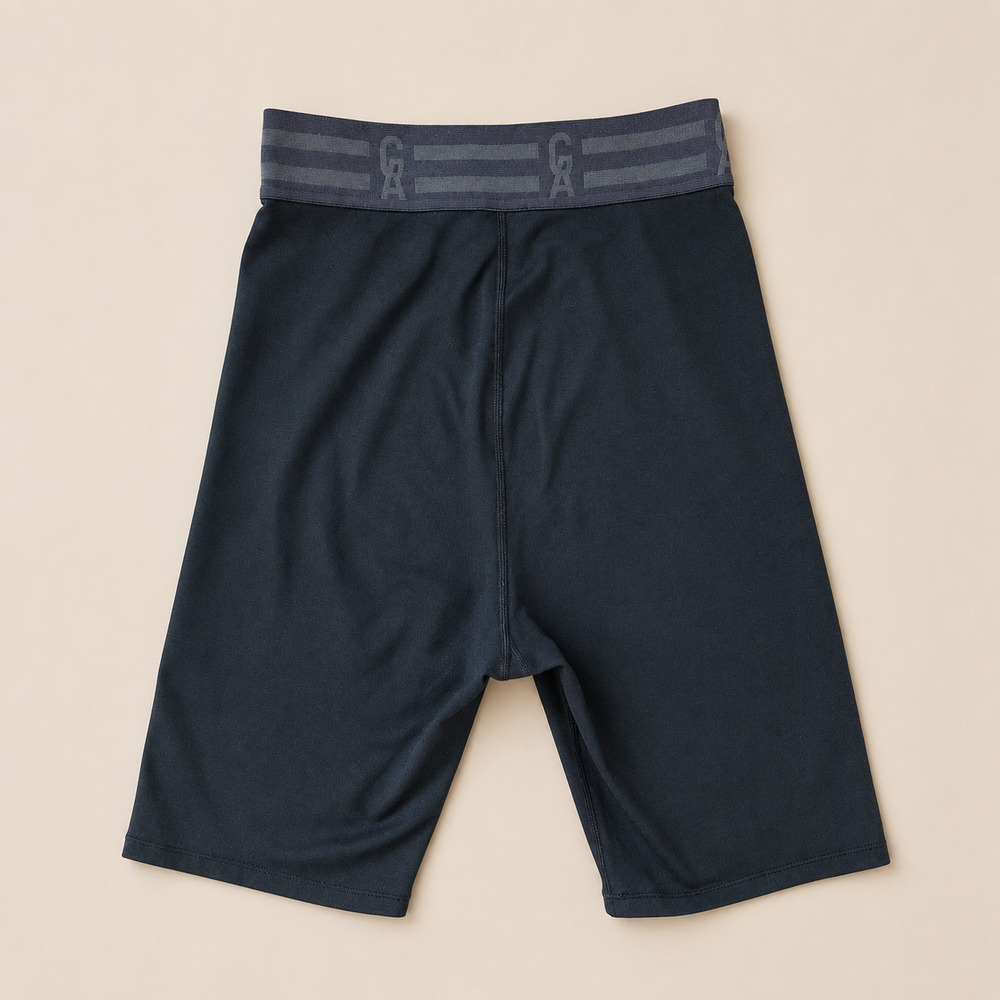 Good American Black High Rise Bike Shorts Women's Size Small